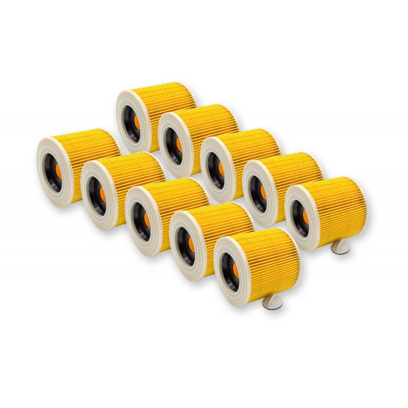 24486_0 10 x Staubsauger Filter ersetzt 6.414-552.0 passend für Kärcher SE 4001, SE 4002