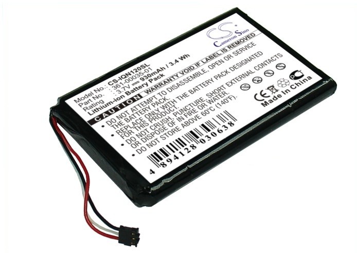 12669_0KJbEpZm3e4lzx Akku passend für Garmin Nüvi 1260 ersetzt 361-00035-01 930mAh