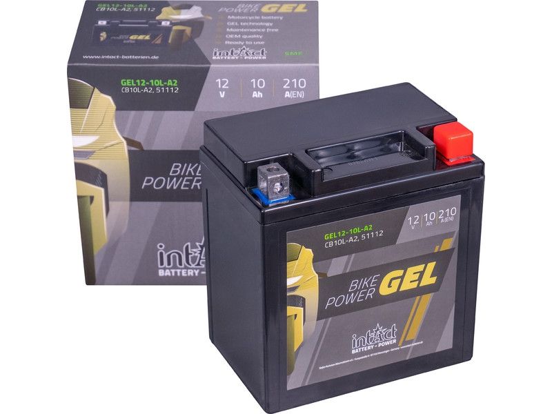 24749_10cYgv8BluetZE Intact GEL12-10L-A2 GEL-Motorradbatterie 12V 11.5Ah ersetzt 12N11-3A-1, CB10L-A2