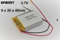25143_0yCg8NfHcLvCci Eremit Akku 903040, 093040 3.7V 1000mAh Li-Polymer XT-30 Stecker