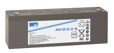 18414_0 Soleil Exide Dryfit A512/2S 12V 2Ah