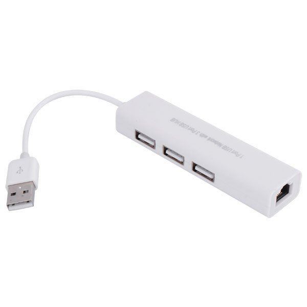 16364_0kNUkk97khSdTn USB 3Port Hub + LAN Adapter