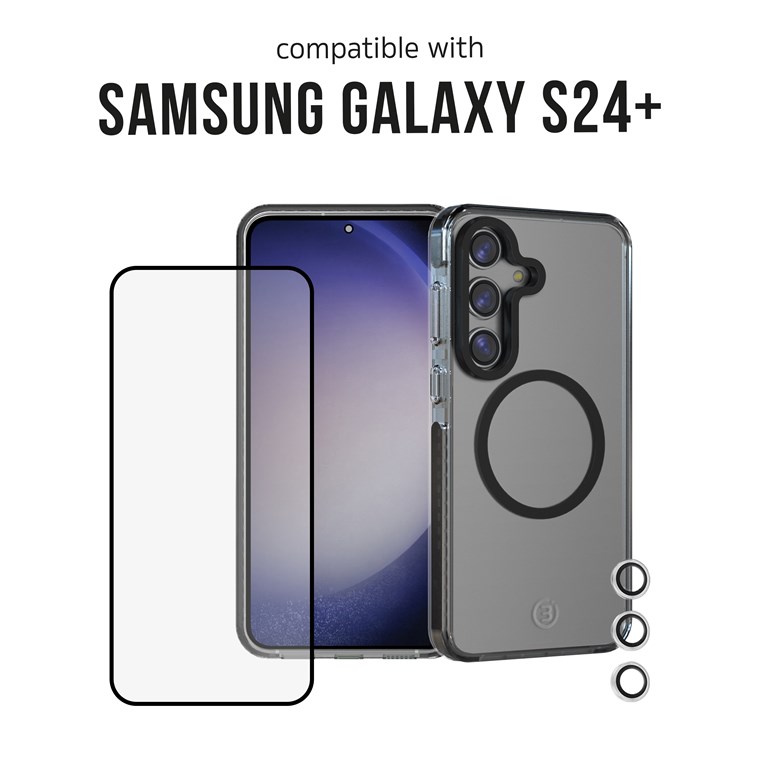 3sixT 4in1 Protection Cover pour Samsung Galaxy S24+, transparent