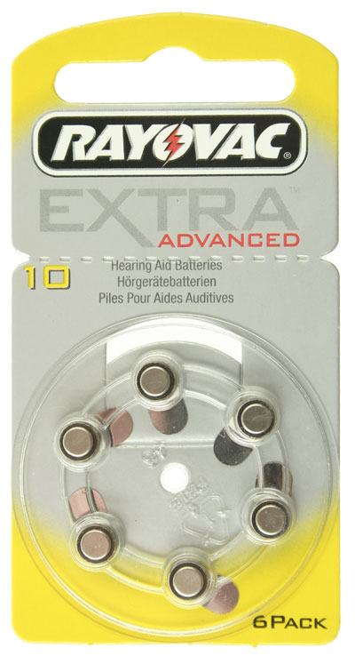 576_0r7TCgx5Ij0qKx Rayovac Extra Advanced R10AE, Typ 10A, Hörgeräte Batterien