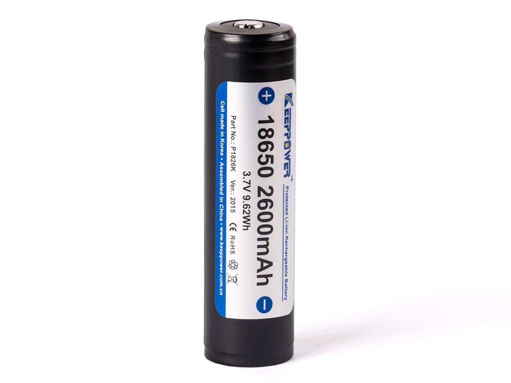 19307_0 Keeppower 14500 1000mAh, 3.7V Li-ion Akku geschützt