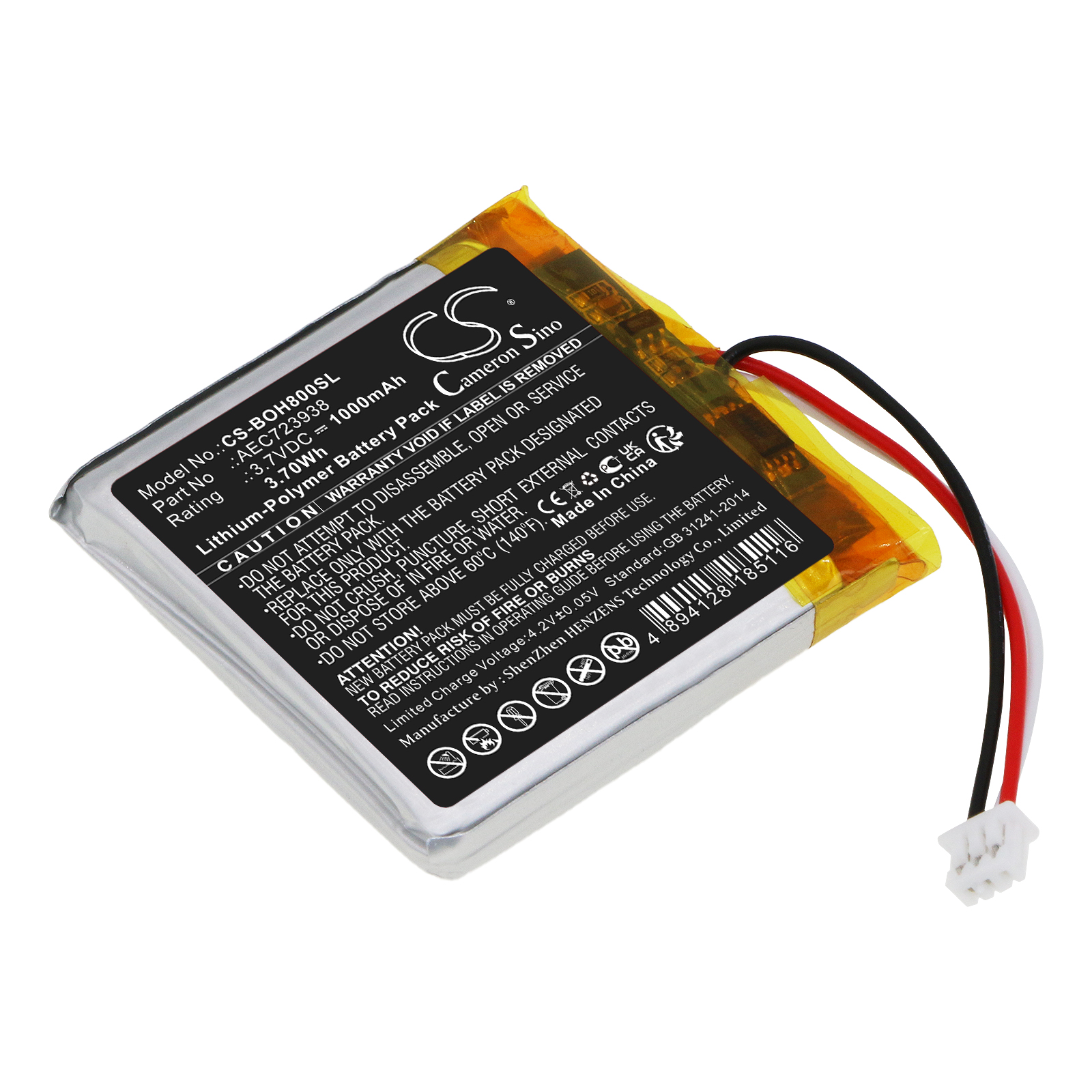 26986_0joNU1YsHH1tQl Batterie de remplacement AEC723938 pour Bang & Olufsen Beoplay H8i, H9 3rd Generation