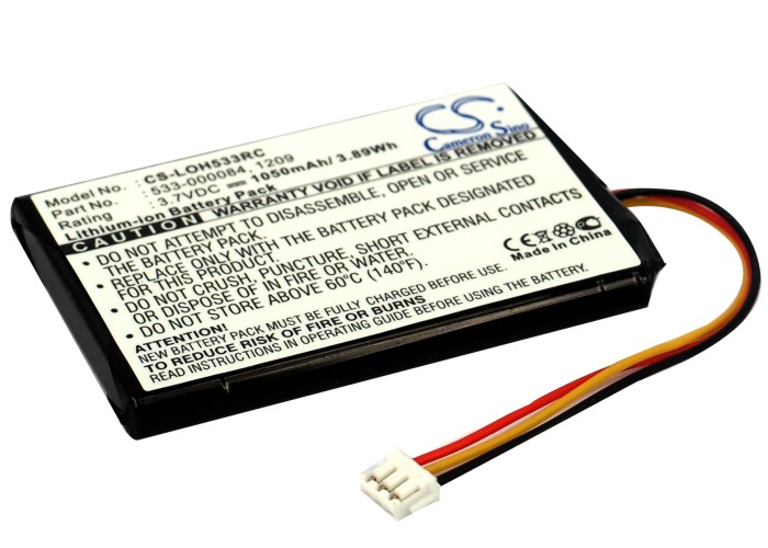 16178_0lW5gh8sWVv7hx Akku passend für Logitech Harmony Touch 915-000198, Ultimate 3.7V 1050mAh