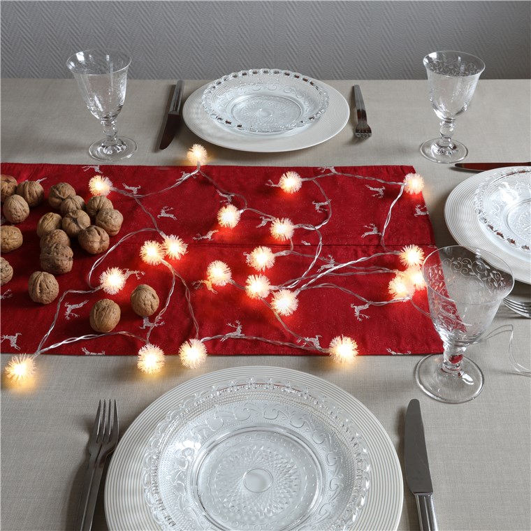 27233_18AYRRDJIF5yPN 20er LED-Lichterkette "Schneeball"