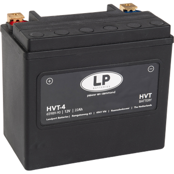 26635_0 LP HVT-4 Motorradbatterie ersetzt 65989-90B, HVT-04, YB16L-B 12V 22Ah