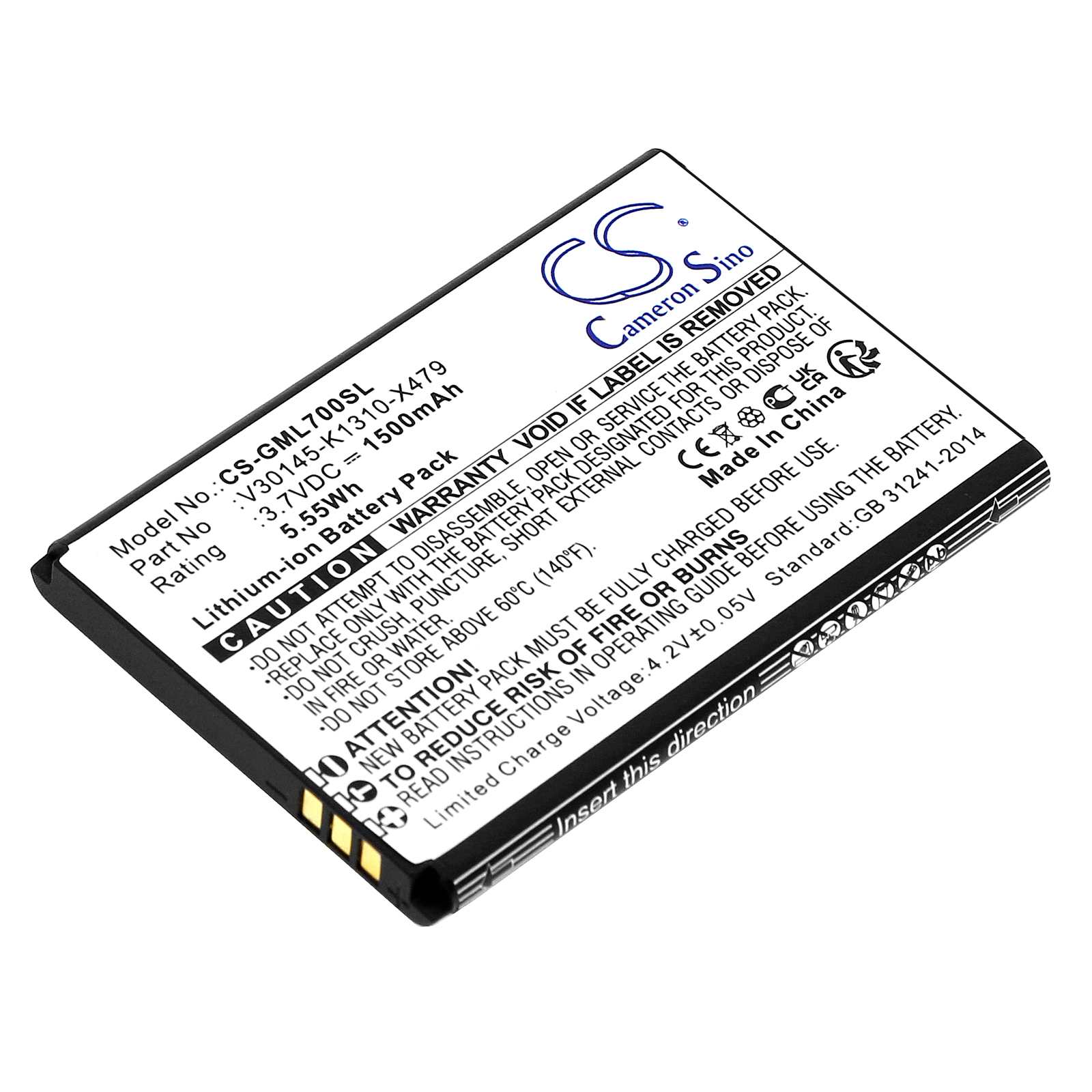 27562_0wSqS7qnBjAb1a Batterie de remplacement Gigaset V30145-K1310-X479 pour Gigaset GL7