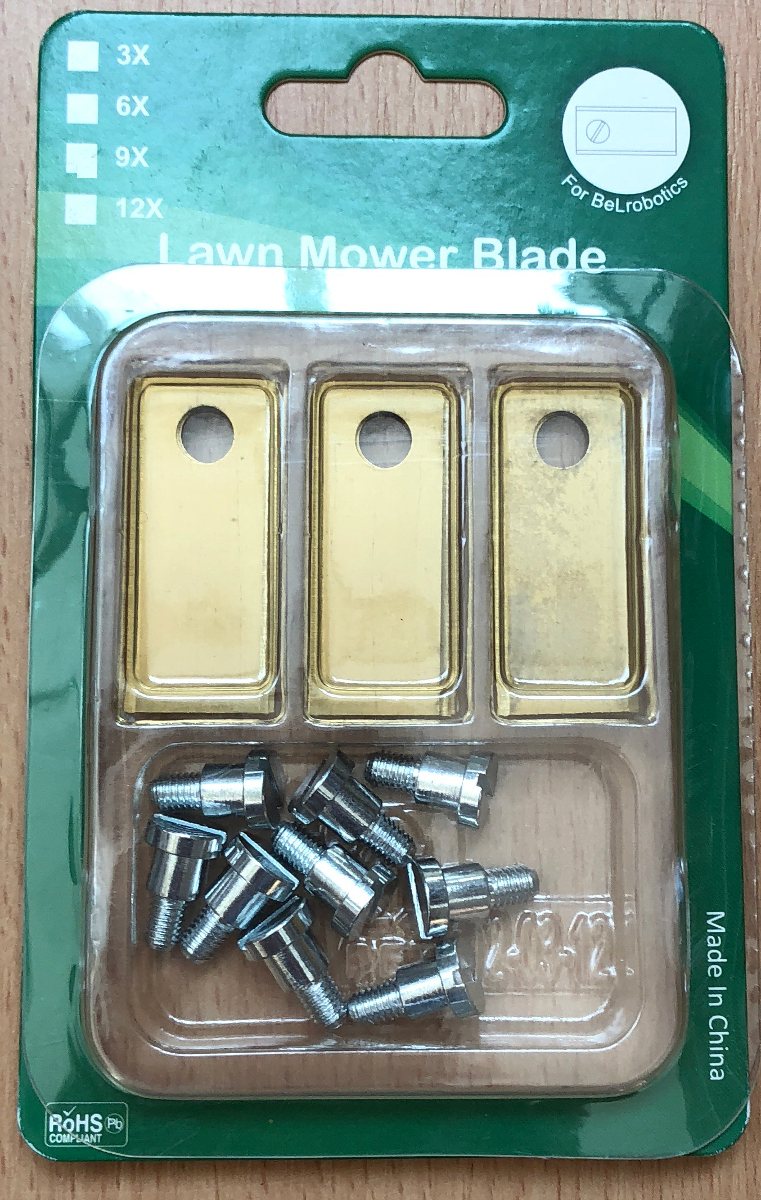 22411_0 18x Ersatz Titan Messer für Belrobotics Bigmow Mähroboter