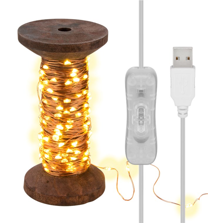 25923_0 LED-Lichterkette "Garnspule", groß