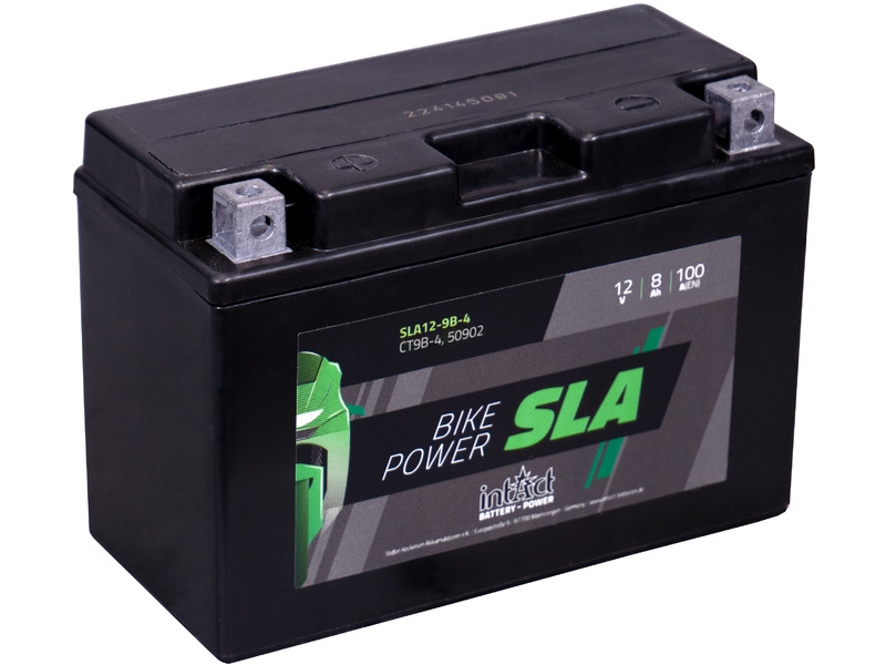 27206_0VK4WcDfFlozMK Intact SLA12-9B-4 Starterbatterie ersetzt YT9B-4, YT9B-BS 12V 8Ah