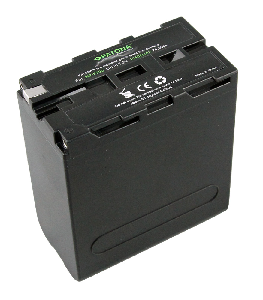 18133_0T3PGxL62JIZHG Akku ersetzt Sony NP-F930, NP-F960, NP-F990 10400mAh