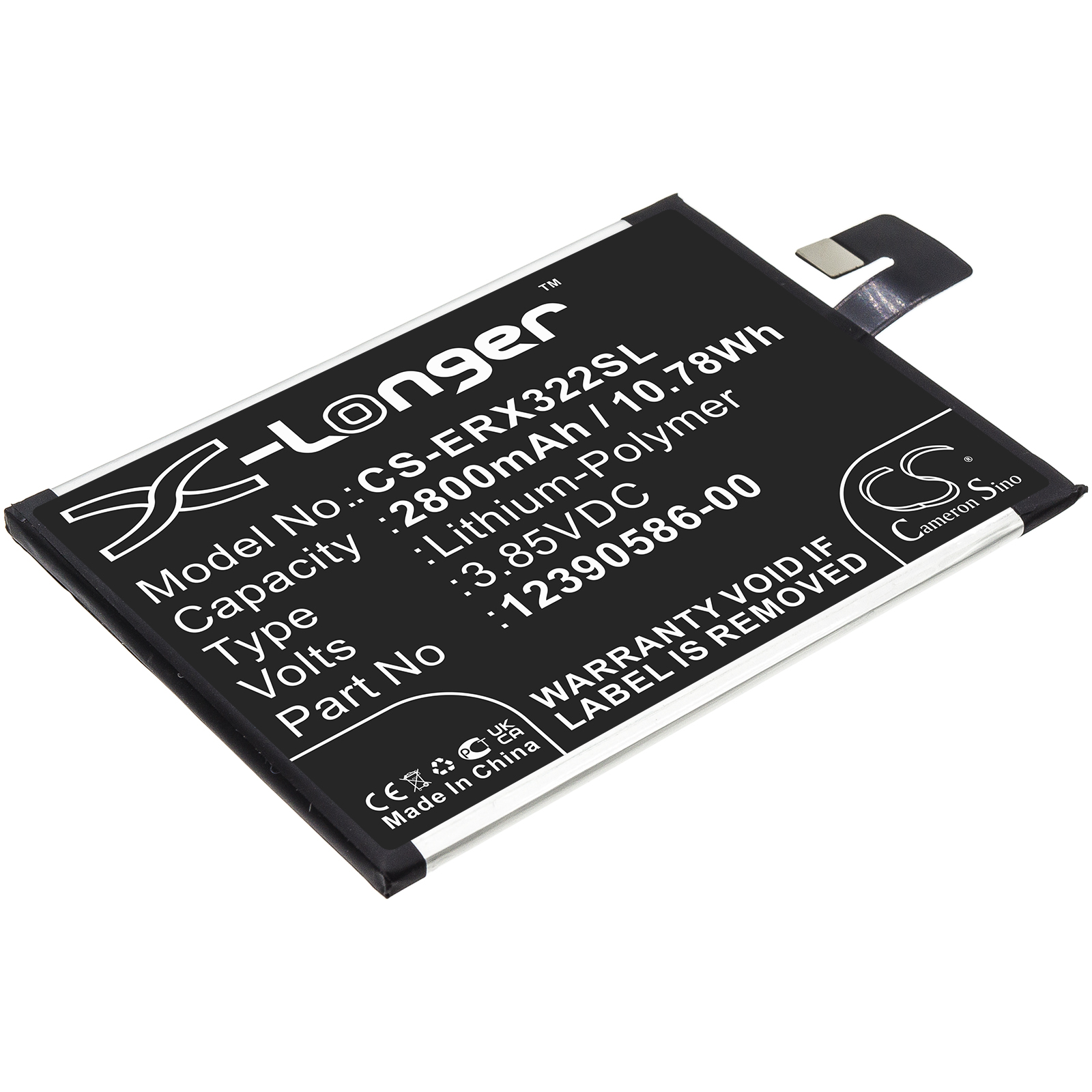 26710_0 Akku ersetzt 12390586-00 passend für Sony Xperia 10 Plus, i3223, i4293, i4213