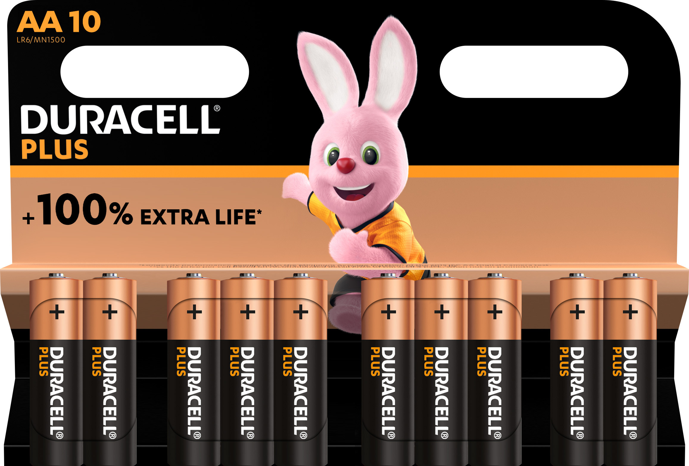 22318_0 Duracell Plus AA, MN1500, LR6, Mignon 10er Packung