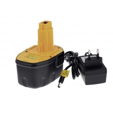 12380_0 Akku ersetzt Dewalt DC9091, DE9031 Li-Ion 1750mAh inkl. Ladegerät