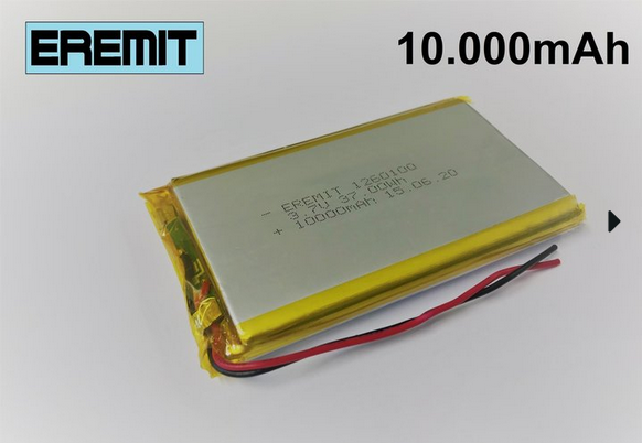 25030_0oZvP4IuCzK1QS Akku 1260100 3.7V 10'000mAh Li-Polymer XT-60 Stecker