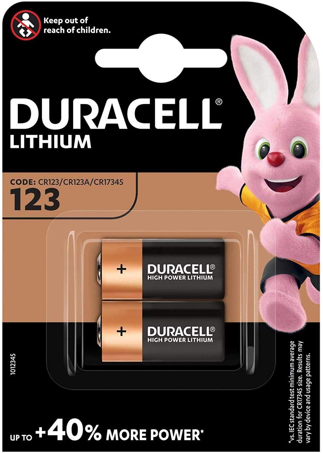 20183_0kScLoh4NeKyLO Batterie-Set 12x Duracell 123 passend für Arlo Wire-Free HD Camera ersetzt CR123
