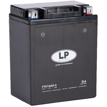 24760_0angyytMWL9Js4 LP YTX14AH-3 SLA Motorradbatterie 51411, 12N14-3A, CB14L-A2, YB14L-B2 12V 14Ah