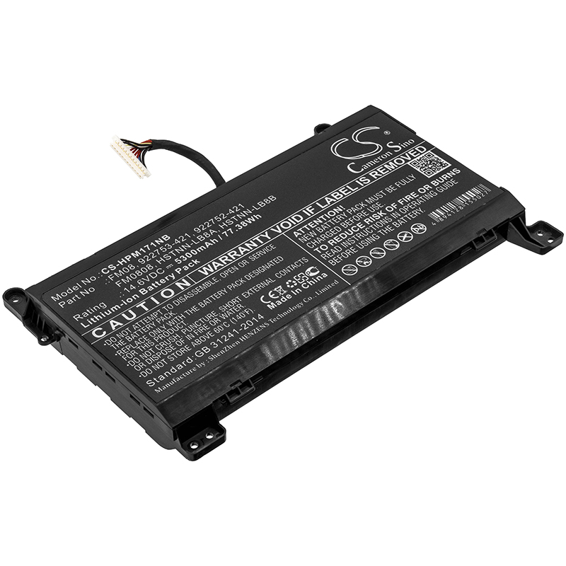 26728_0 Akku ersetzt 922976-855, FM08 mit 12-Pins passend für HP Omen 17-AN, 17-AN188NR