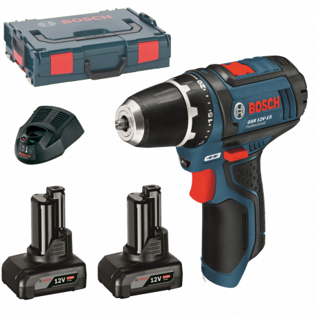23451_0 Bosch Professional SET GSR 12V-15 inkl. Schnell Ladegerät