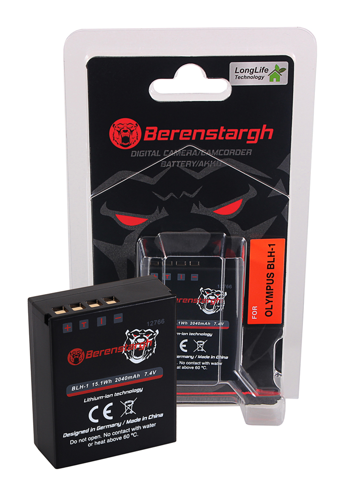 22331_072eAtRjHpMFK4 BERENSTARGH Akku ersetzt Olympus BLH-1 2040mAh