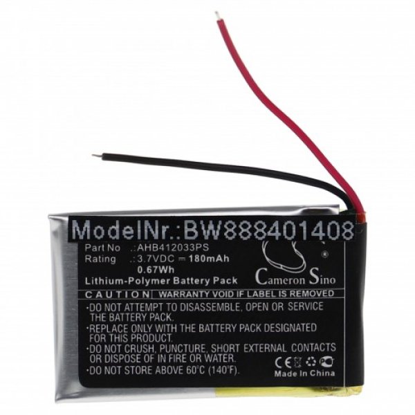24632_06XIxlO22t54X5 Akku ersetzt Sony AHB412033PS passend für Sonj Smartwatch 2, SW2