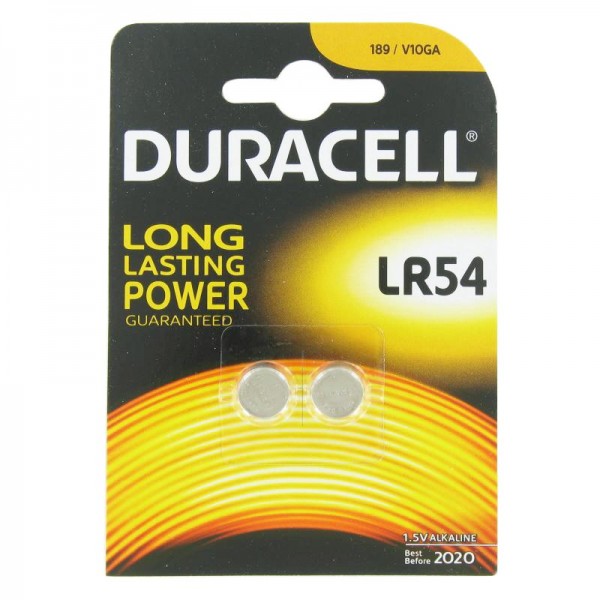 23401_0C9I4tvvqmv506 25x Duracell AG10, LR54, LR1130, Batterien 2er Packung