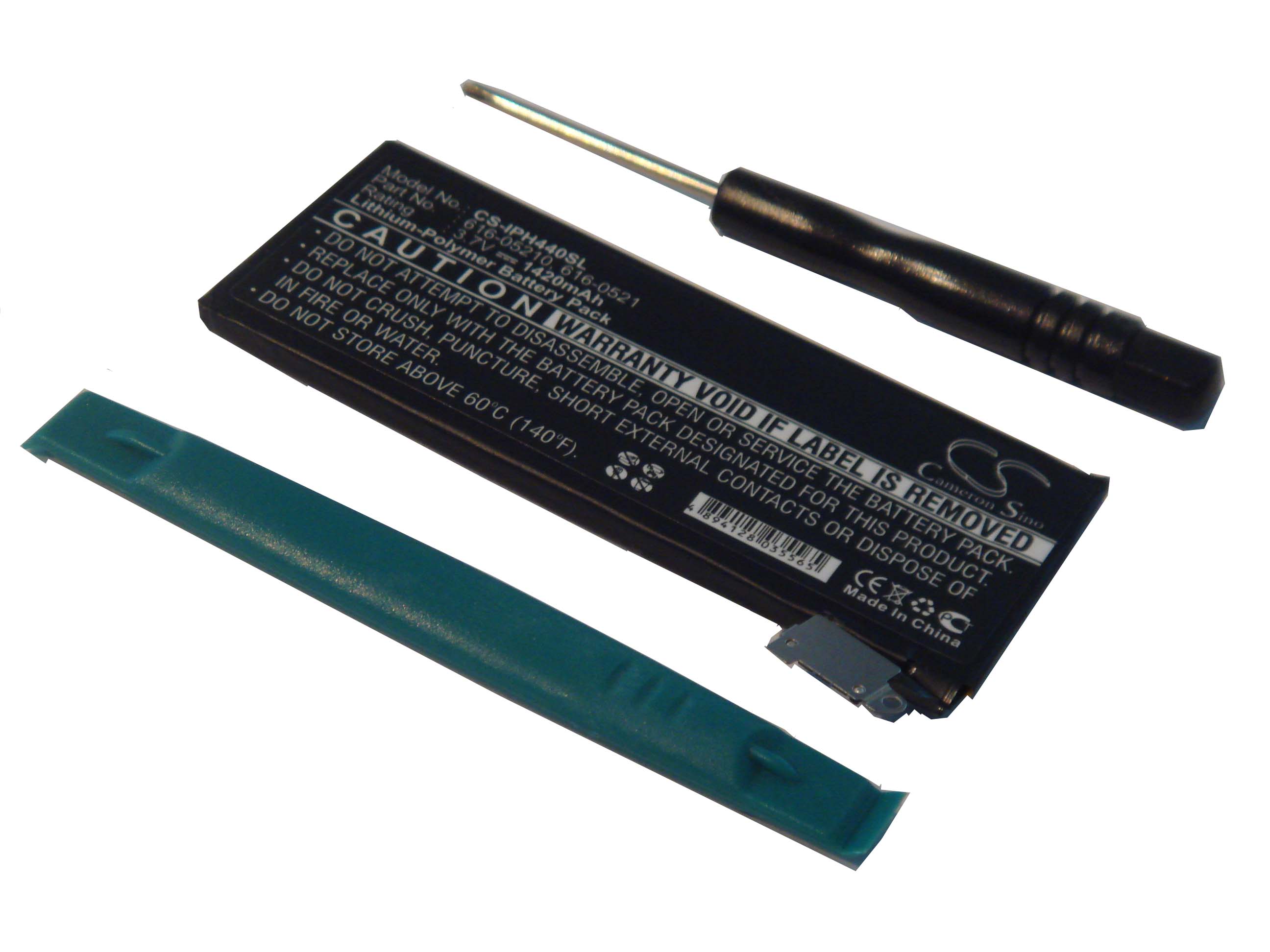 14356_0fDKCeXbWU0uYa Akku passend für Apple iPhone 4, iPhone 4G 1420mAh inkl Werkzeug