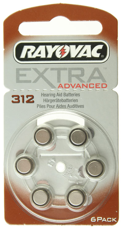579_0cXs8QcjQwARxF Rayovac R312AE, Typ 312 Extra Advanced Hörgeräte Batterien