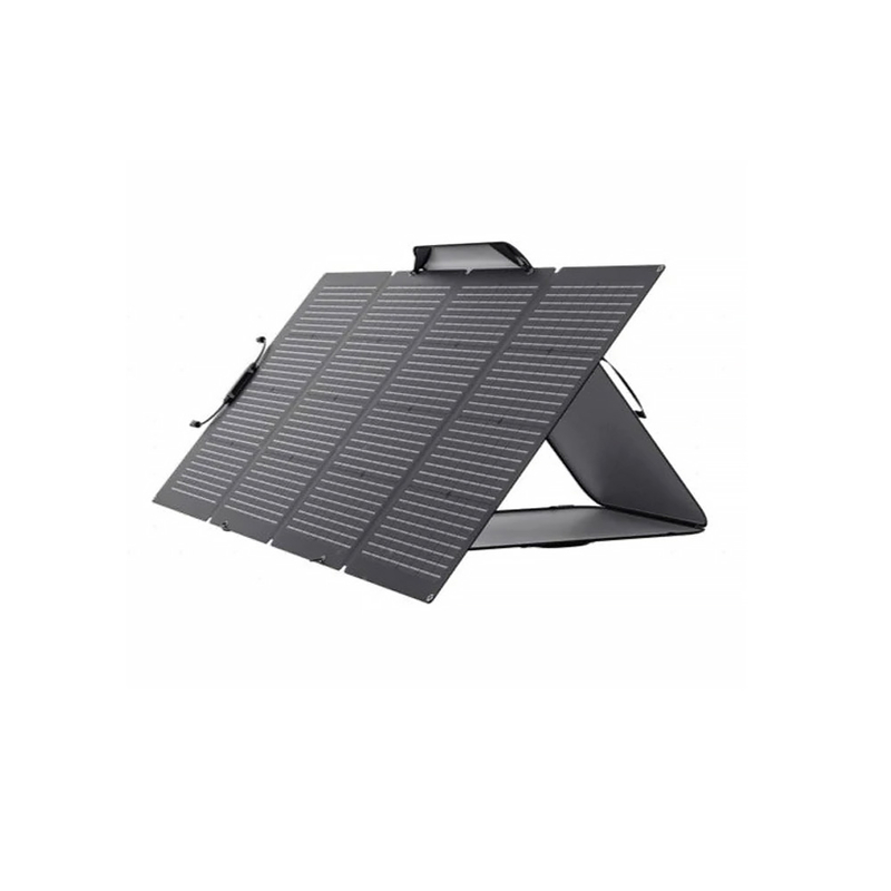 25592_1 EcoFlow 220W bifaziales faltbares Solarpanel, Vorderseite 220 W, Rückseite 155 W