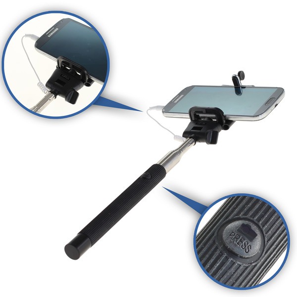 18368_0LY3mVB1G4ftcK Selfie Stick - Monopode extensible avec bouton de déclenchement