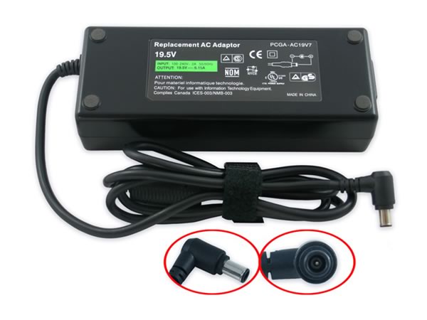 8323_0 AC Adapter für Sony VGP-AC19V15, 19,5V 6,15A