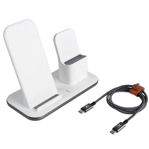 27316_1 Universal, chargeur Qi, 3 en 1, pour produits Apple