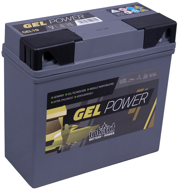 Intact GEL-19 12V 19Ah (c20) Batterie de traction Gel-Power
