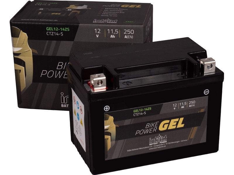 15807_1t8gZ33k7QA5H5 Intact GEL12-14ZS GEL-Motorradbatterie ersetzt 51617, M6017 12V 11.5Ah
