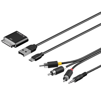 Câble audio/vidéo + USB pour Sansung Galaxy Tab