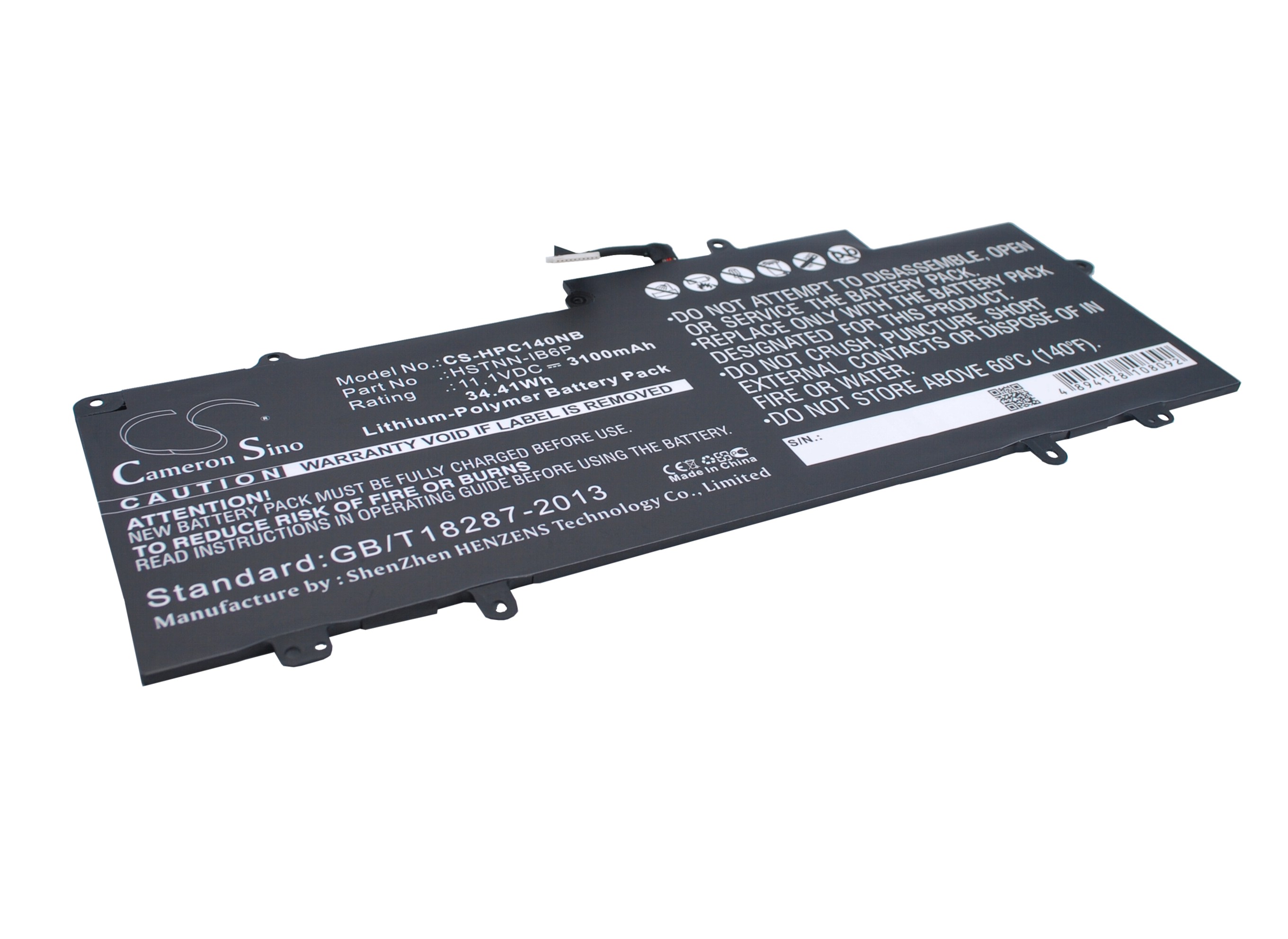 25460_0Ad5a5YPGidZUC Akku ersetzt HP 751895-1B1 passend für Chromebook 14, SlateBook 14-P, Stream 14