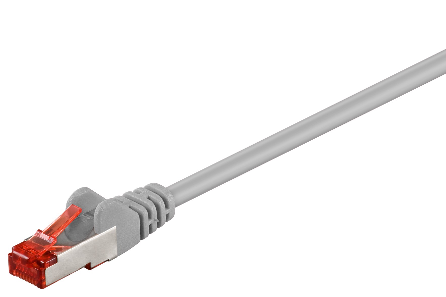 19179_07Sb2HeQOeyssK RJ45 Netzwerkkabel (Patchkabel) Cat 6, 3m Grau