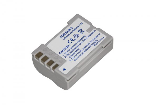 12674_0 Akku ersetzt Olympus BLM-5 passend für E5, E30, E300, E500 1700mAh