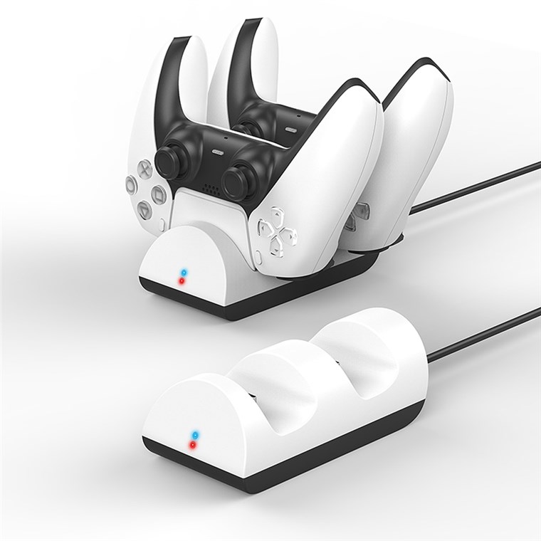 23948_0 Dual Ladestation für Playstation 5 Controller inkl. USB-C Kabel