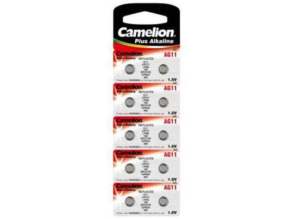 16980_0dnlDswC2itJgy Camelion AG11, LR58, LR721, Batterien 10er Packung