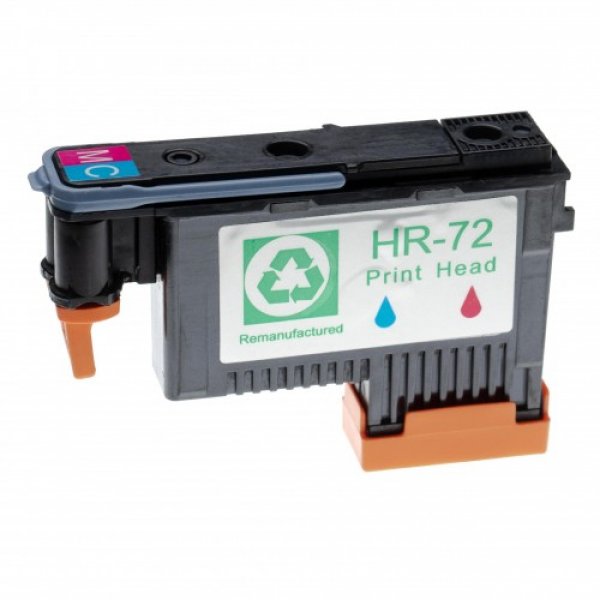 24518_0 Druckkopf ersetzt HP 72, C9383A magenta/cyan passend für DesignJet T610, T1100