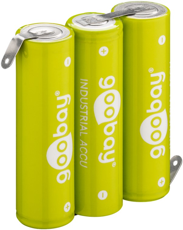 26502_0 Akku-Pack F3x1 AA 3.6V 2100mAh Ni-MH mit Z-Lötfahne