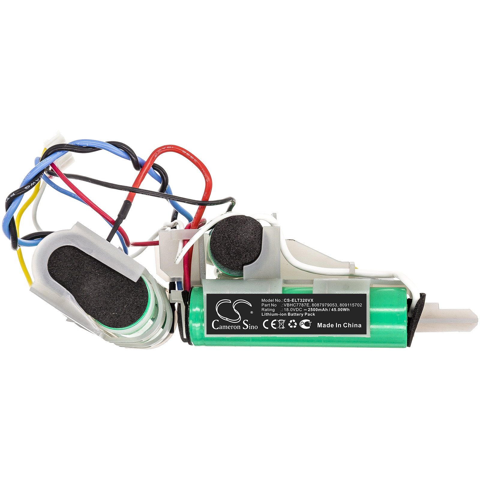 27555_2 Akku ersetzt AEG / Elektrolux 8087979053, 809115702, VBHC7787E 18V 2.5Ah