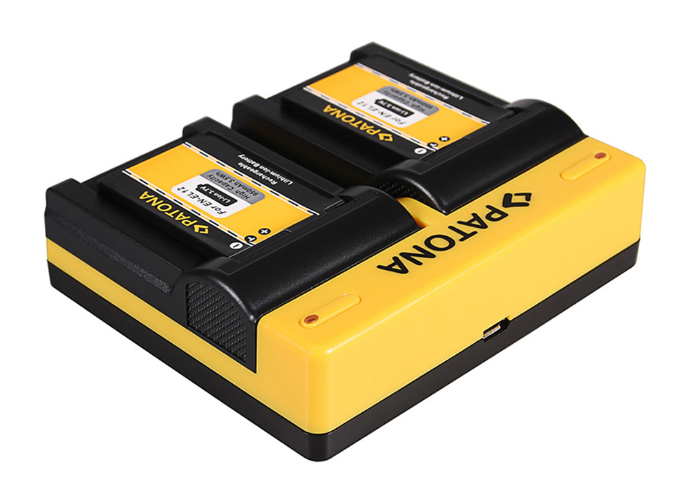 26820_1 Dual Ladegerät für Nikon EN-EL12, NP-FM500H