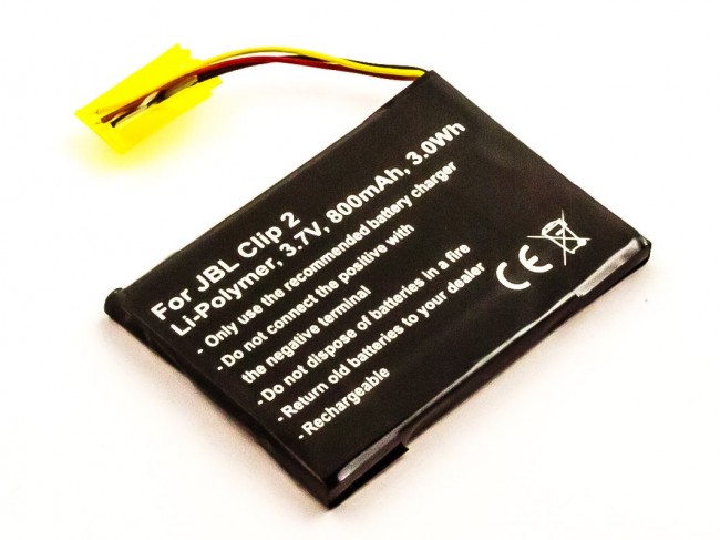 23537_0 Akku passend für JBL Clip 2, P04405201 (GSP383555) 800mAh