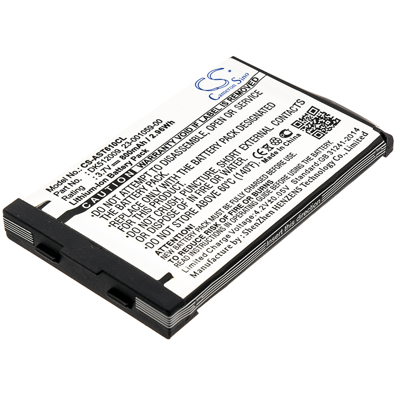 27630_04ia61lap7kXZk Akku ersetzt DeTeWe 23-001059-00, DK512009 800mAh passend für 630d, 632d, DTS11