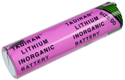 Tadiran SL-2790/T DD Pile au lithium 35000mAh avec pattes à souder en U